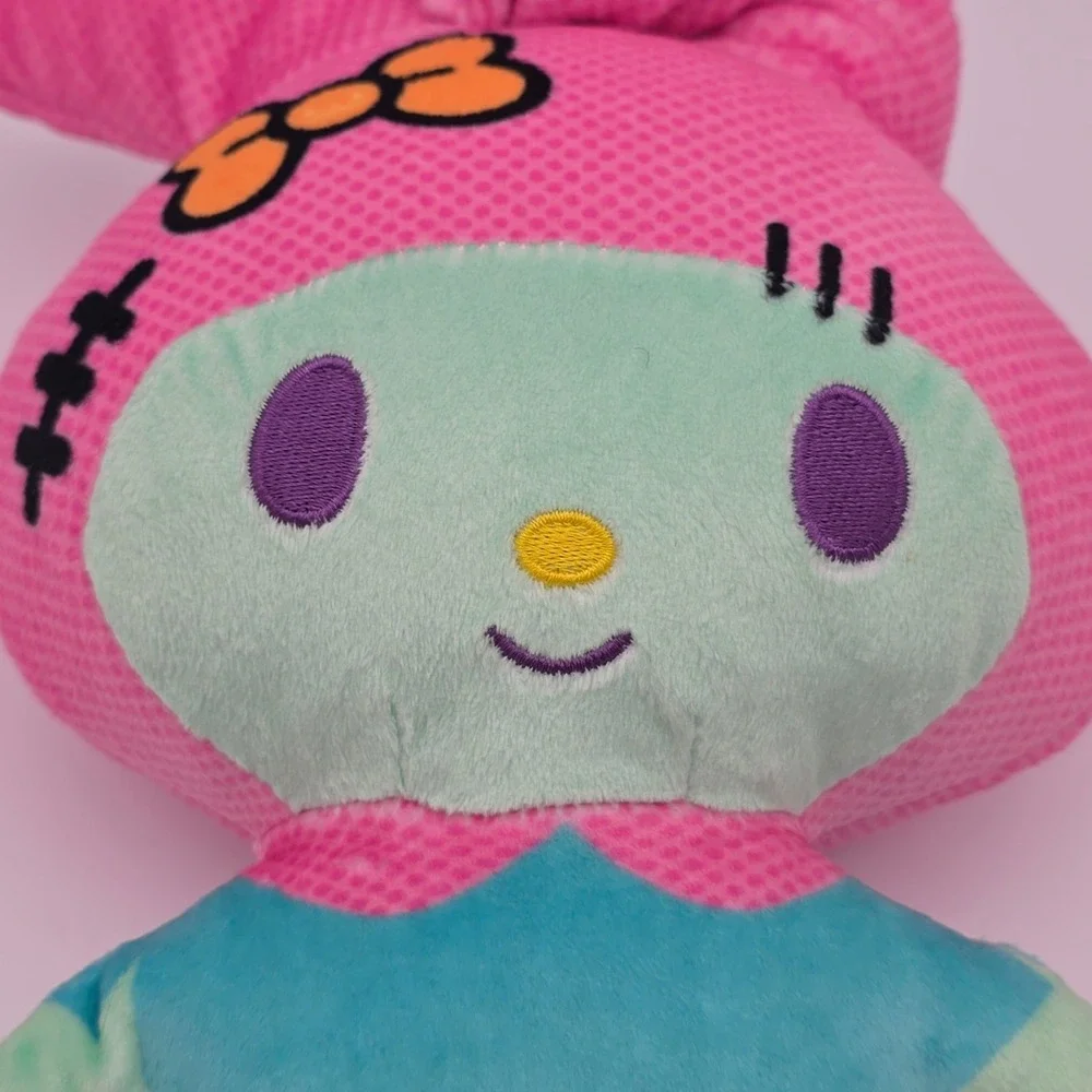 Sanrio My Melody Zombie Plush Small Pink Green Halloween Kawaii Toy Spooky Scary